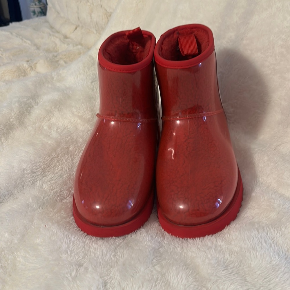 Ugg clear mini boot samba red
